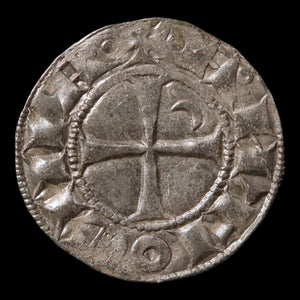 Crusader States, Antioch, Prince Bohemond III or IV, Silver Denier - c. 1149 to 1233 CE - The Crusades