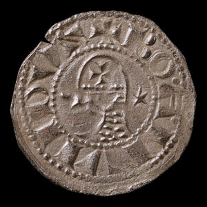 Crusader States, Antioch, Prince Bohemond III or IV, Silver Denier - c. 1149 to 1233 CE - The Crusades