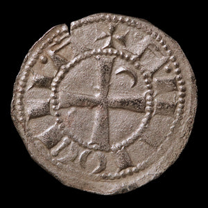 Crusader States, Antioch, Prince Bohemond III or IV, Silver Denier - c. 1149 to 1233 CE - The Crusades