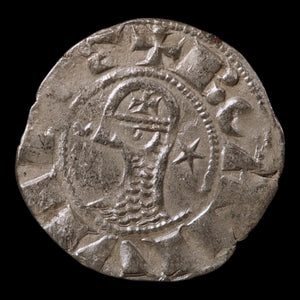 Crusader States, Antioch, Prince Bohemond III or IV, Silver Denier - c. 1149 to 1233 CE - The Crusades