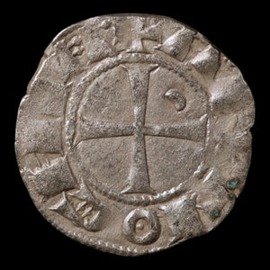 Crusader States, Antioch, Prince Bohemond III or IV, Silver Denier - c. 1149 to 1233 CE - The Crusades