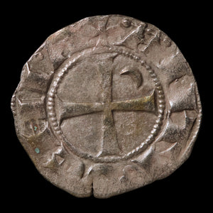 Crusader States, Antioch, Prince Bohemond III or IV, Silver Denier - c. 1149 to 1233 CE - The Crusades