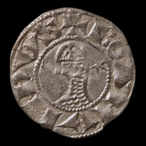 Crusader States, Antioch, Prince Bohemond III or IV, Silver Denier - c. 1149 to 1233 CE - The Crusades