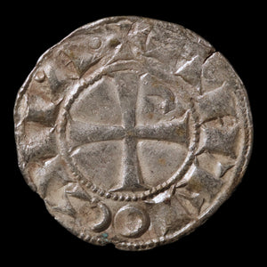 Crusader States, Antioch, Prince Bohemond III or IV, Silver Denier - c. 1149 to 1233 CE - The Crusades