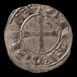 Crusader States, Antioch, Prince Bohemond III or IV, Silver Denier - c. 1149 to 1233 CE - The Crusades