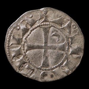 Crusader States, Antioch, Prince Bohemond III or IV, Silver Denier - c. 1149 to 1233 CE - The Crusades