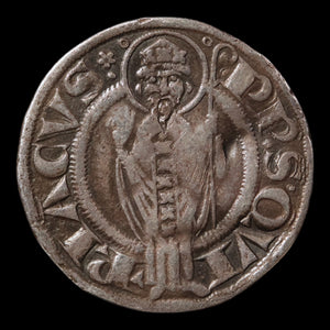 Italian States, City of Ancona, Silver 1 Grosso - c. 1200 to 1400 CE - Italian States