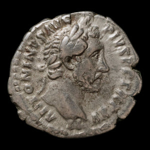 Rome, Emperor Antoninus Pius, Denarius, Vesta (Goddess of Home) - 153 to 154 CE - Roman Empire