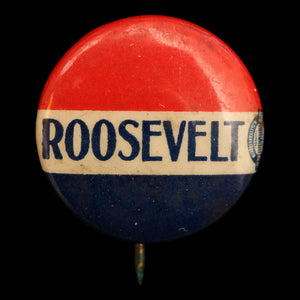 Franklin D. Roosevelt Presidential Campaign Pin - c. 1932 to 1936 - United States