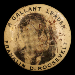 Franklin D. Roosevelt Presidential Campaign Pin - 1936 - United States