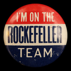 Nelson Rockefeller, New York Governor Campaign Pin - 1962 - United States