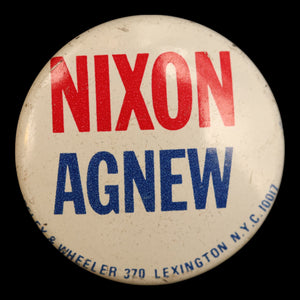 Richard Nixon Presidential Campaign Pin (Nixon Agnew) - 1968 to 1972 - United States