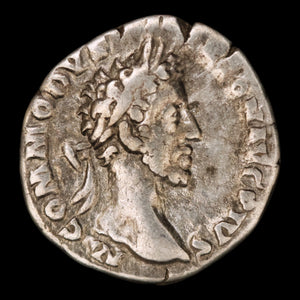 Rome, Emperor Commodus, Silver Denarius, Minerva (Widsom & Justice) - 183 to 184 CE - Roman Empire