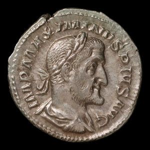 Rome, Emperor Maximinus Thrax, Denarius, Providentia (Deity of Prediction) - 235 to 236 CE - Roman Empire