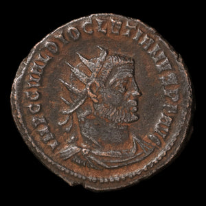 Rome, Emperor Diocletian, Antoninianus, Emperor & Jupiter Reverse - 293 to 295 CE - Roman Empire