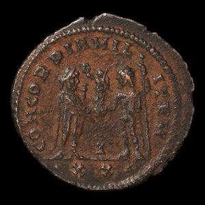 Rome, Emperor Diocletian, Antoninianus, Emperor & Jupiter Reverse - 293 to 295 CE - Roman Empire