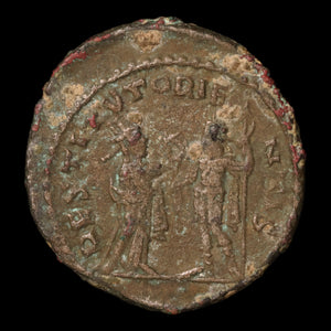 Rome, Emperor Valerian, Antoninianus, Oriens (the East) - 255 to 256 CE - Roman Empire