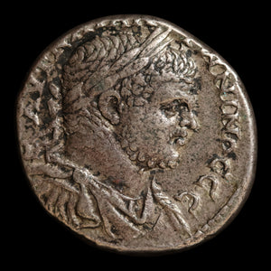 Roman Syria, Emperor Caracalla, Silver Tetadrachm (Eagle Reverse) - 198 to 217 CE - Roman Provinces