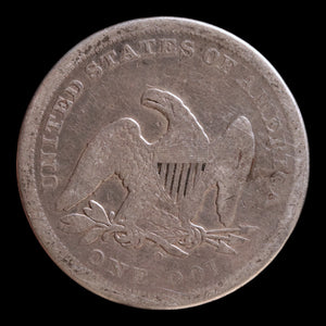 United States, Silver Seated Liberty Dollar - 1860 - United States of America