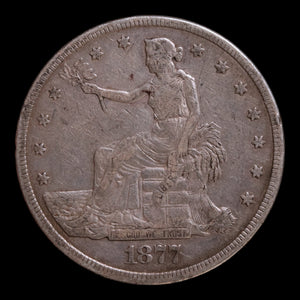 Untied States, Silver Trade Dollar - 1877 - United States of America