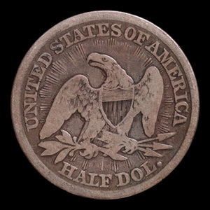 United States, Seated Liberty Silver Half Dollar (Arrows & Rays) - 1853 - United States of America