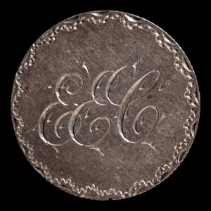 Victorian Era Love Token, Carved Onto U.S. Seated Liberty Dime - 1882 - United States of America