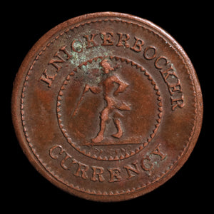 U.S. Civil War Token, "Knickerbocker Currency" - 1863 - United States of America