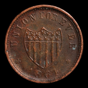 U.S. Civil War Token, "Union Forever" - 1864 - United States of America