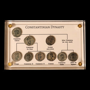 Rome, Constantine Family Tree Collection (9 Coins) - 305 to 363 CE - Roman Empire