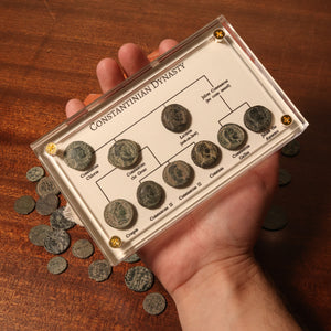 Rome, Constantine Family Tree Collection (9 Coins) - 305 to 363 CE - Roman Empire