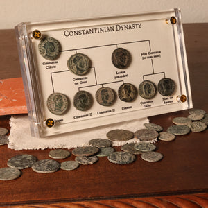 Rome, Constantine Family Tree Collection (9 Coins) - 305 to 363 CE - Roman Empire