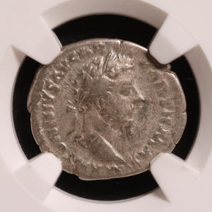 Rome, Marcus Aurelius, AR Denarius, Providentia (Deity of Prediction) - 166 to 167 CE - NGC Graded