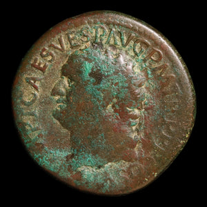 Rome, Emperor Titus, AE Sestertius (Large Bronze), Annona (Deity of Grain) - 80 to 81 CE - Roman Empire