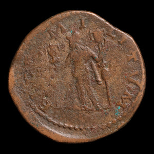 Rome, Emperor Postumus, AE Dupondius (Large Bronze), Fides (Goddess of Trust) - 260 to 269 CE - Roman Empire