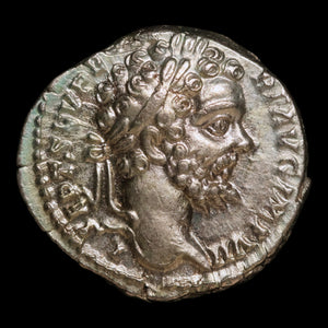 Rome, Septimius Severus, AR Denarius, Fortuna (Goddess of Fortune) - 195 to 196 CE - Roman Empire