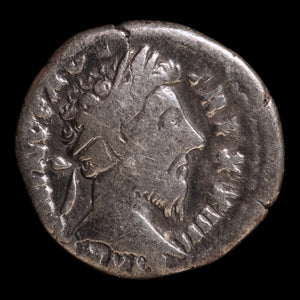 Rome, Emperor Marcus Aurelius, AR Denarius, Diana (Goddess of the Hunt) - 169 to 170 CE - Roman Empire