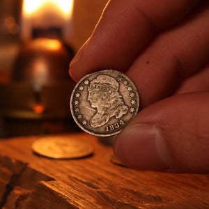 U.S. Silver Capped Bust Dime, Second Variety - 1828 to 1837 - United States