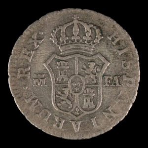 Spain, Charles IV, Silver 1/2 Real - 1808 - Mexico Mint - 8/23/23 Auction