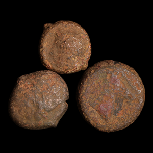 Carthage, Bronze Coin (Bulk Lot of 3) - c. 350 to 250 BCE - Northern Africa - 8/30/23 Auction