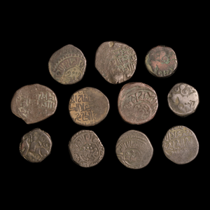 Bulk Lot of Indian and Islamic Billon Coins - c. 400 to 1400 CE - India & Middle East - 8/30/23 Auction