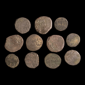 Bulk Lot of Indian and Islamic Billon Coins - c. 400 to 1400 CE - India & Middle East - 8/30/23 Auction