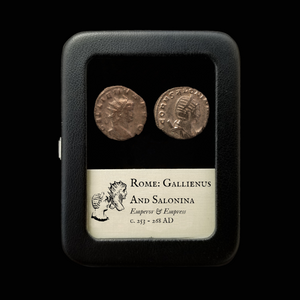 Rome, Emperor Gallienus & Empress Salonina, Antoniniani - c. 253 to 268 CE - Roman Empire