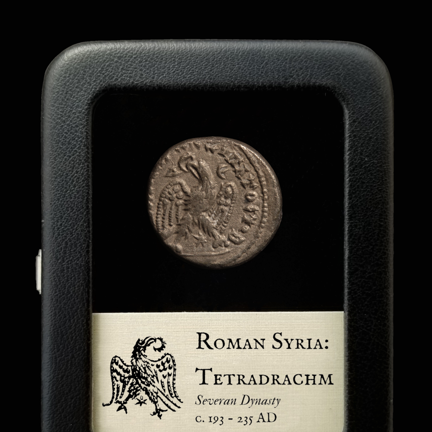 Roman Syria, Provincial Tetradrachm with Eagle - c. 193 to 235 CE - Roman Empire