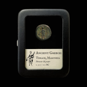 Thrace, Maroneia, Coin with Dionysus (Greek God of Wine) - c. 200 to 100 BCE - Ancient Greece