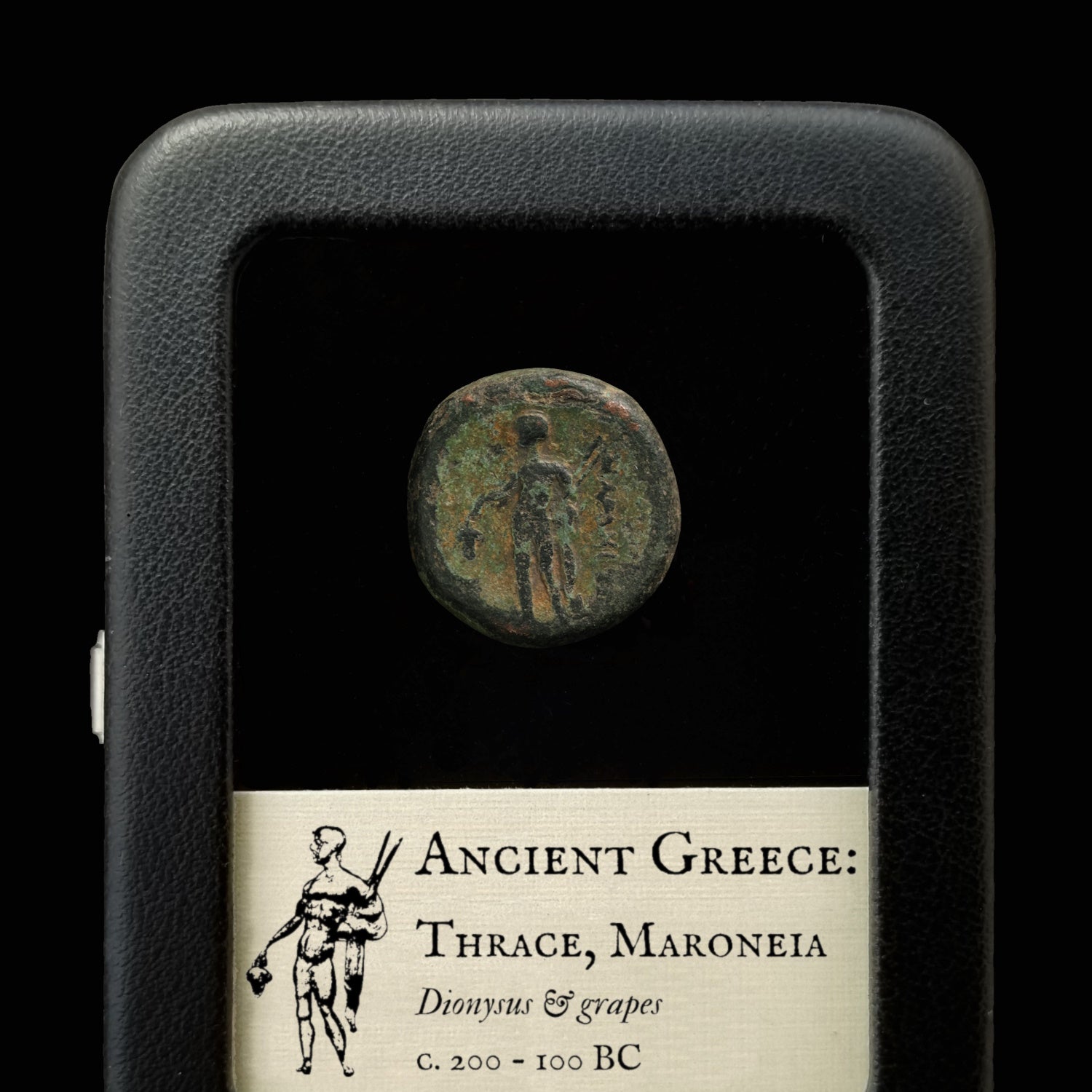 Thrace, Maroneia, Coin with Dionysus (Greek God of Wine) - c. 200 to 100 BCE - Ancient Greece