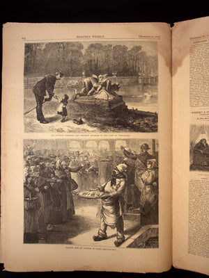 Harper's Weekly: Christmas Edition, Many Holiday Related Illustrations — Dec. 31st, 1870