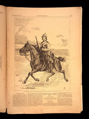 Harper's Weekly: Animals & Architecture of India, Illustration of Christian Revival Centerfold — Nov. 6, 1875