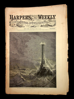 Harper's Weekly (Original 1800s Magazine) - May 29th, 1875 - Reconstruction Era