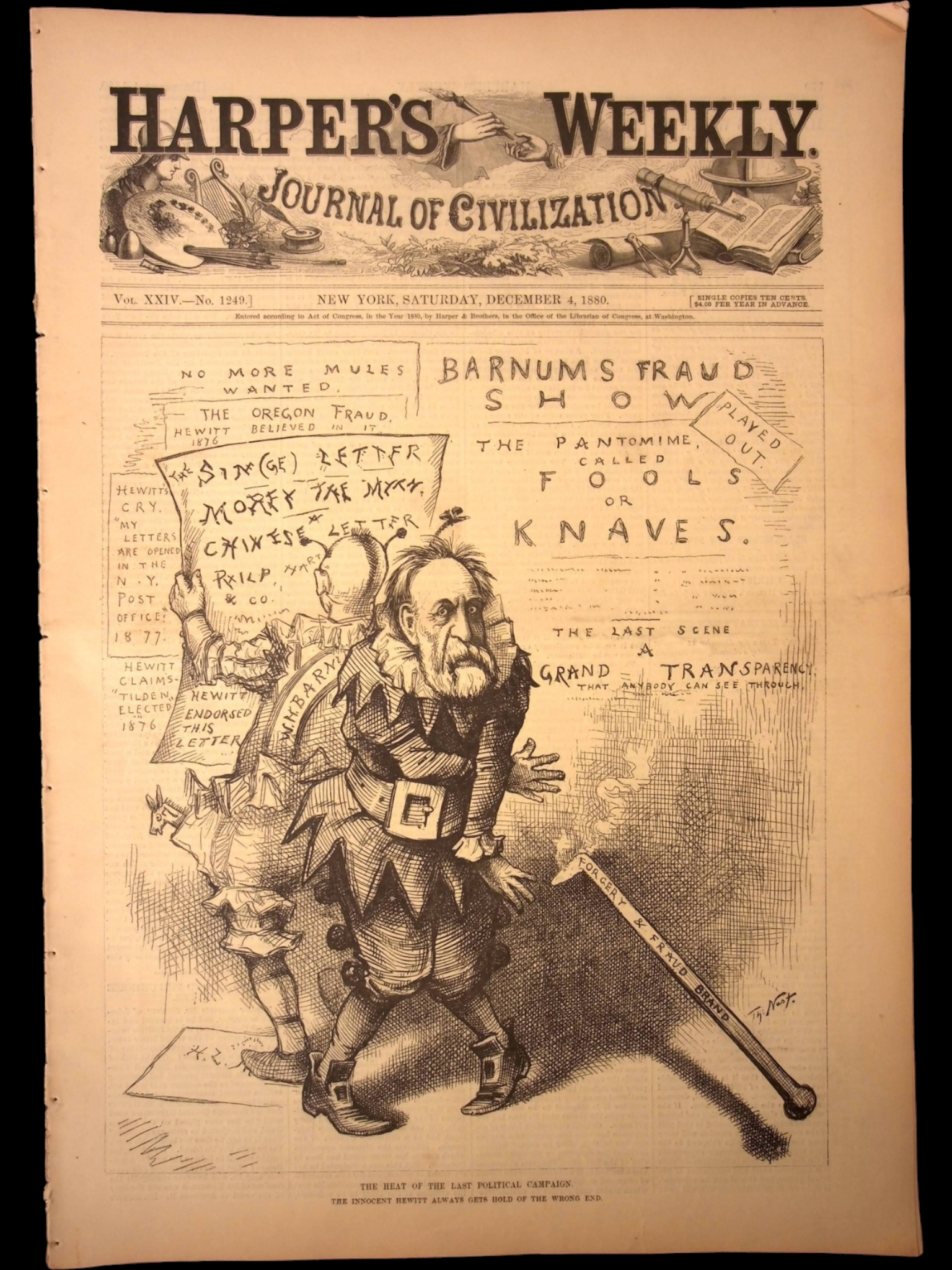 Harper's Weekly — Dec. 4th, 1880