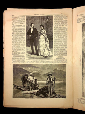 Harper's Weekly (Original 1800s Magazine) - May 29th, 1875 - Reconstruction Era